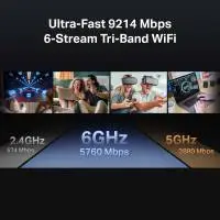 Безжичен рутер TP-Link Archer BE550 Tri-Band Wi-Fi 7