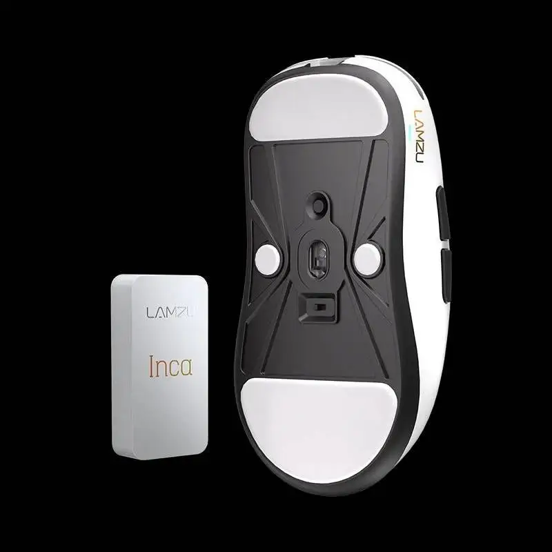 Геймърска мишка Lamzu INCA 8K - Wireless Gaming Mouse - White