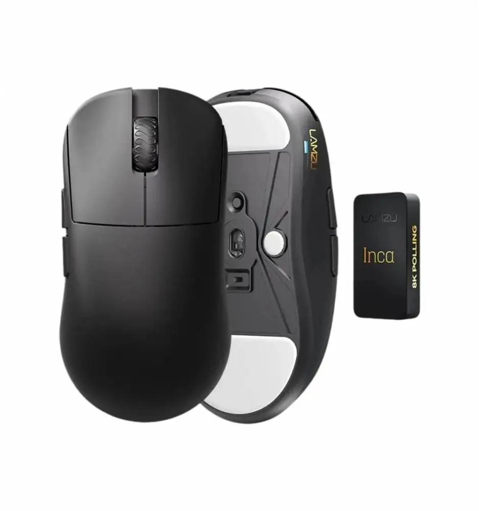 Геймърска мишка Lamzu INCA 8K - Wireless Gaming Mouse - Black