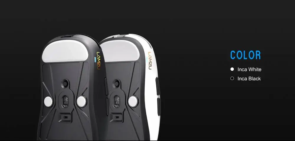 Геймърска мишка Lamzu INCA 8K - Wireless Gaming Mouse - Black