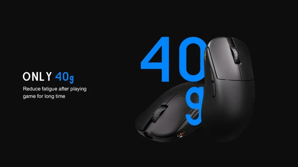 Геймърска мишка Lamzu INCA 8K - Wireless Gaming Mouse - Black