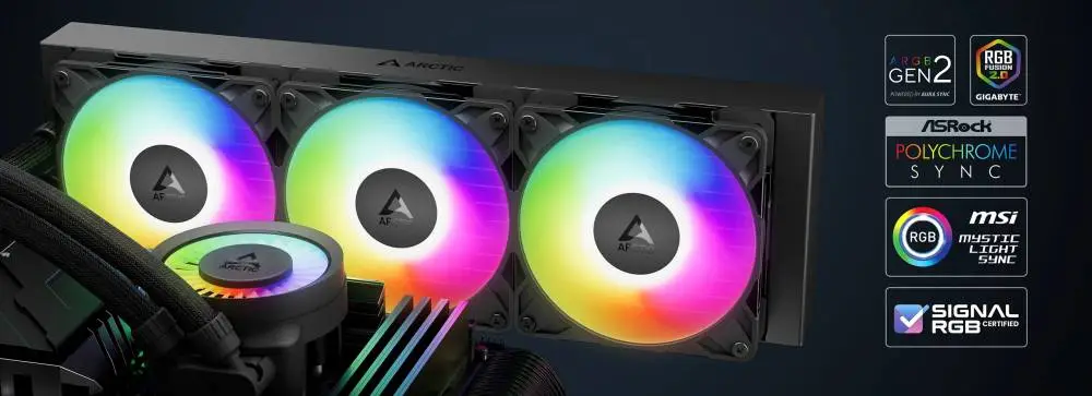 Водно охлаждане Arctic Liquid Freezer III Pro 360 A-RGB Black - ACFRE00184A