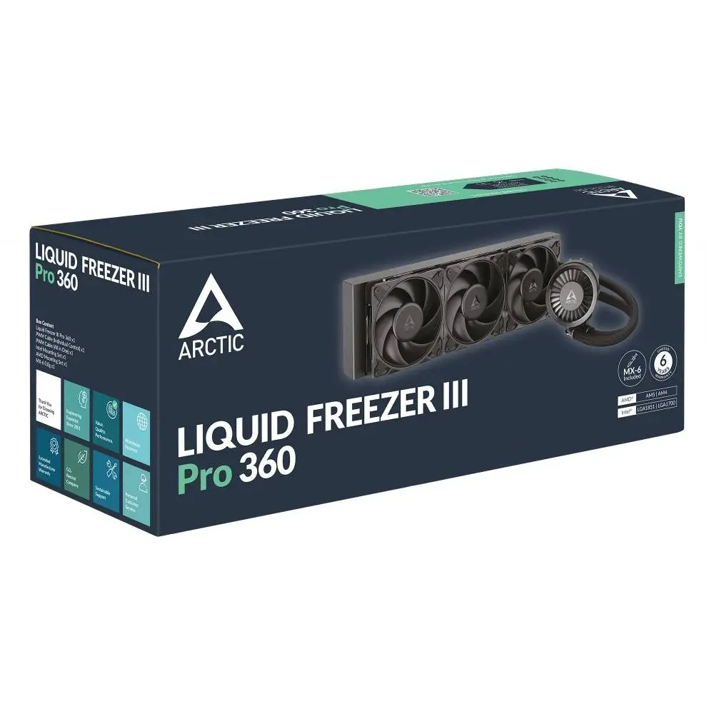 Водно охлаждане Arctic Liquid Freezer III Pro 360 Black - ACFRE00180A