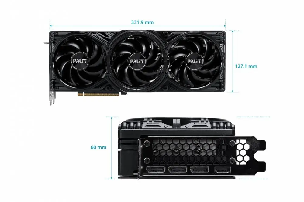 Видео карта Palit GeForce RTX 5070 Ti GamingPro OC V1 16GB