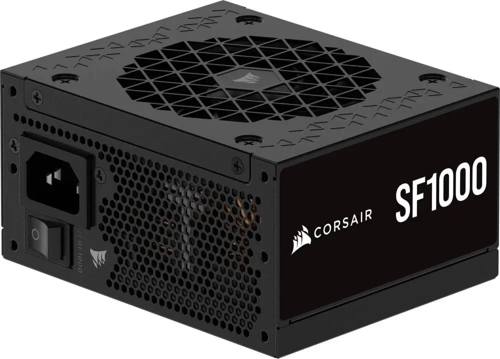 Захранване Corsair SF1000 (2024) 1000W 80 Plus Platinum, ATX 3.1, PCIe 5.1 ITX PSU - CP-9020257-EU