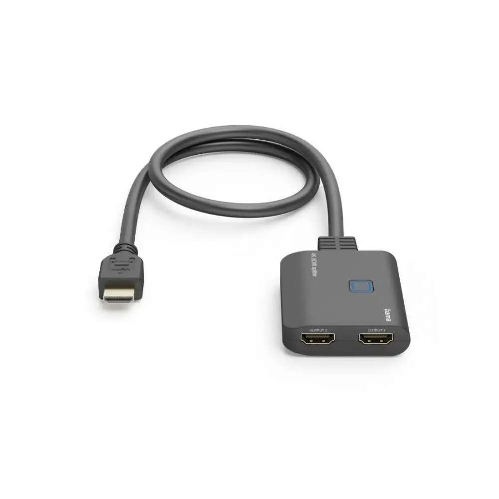 HAMA Сплитер 4K HDMI мъжко - 2 x HDMI женско, черен