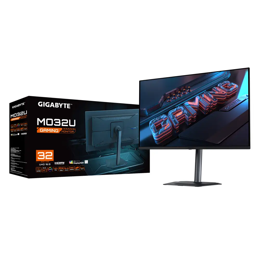 Монитор GIGABYTE MO32U - 31.5" QD-OLED 4K UHD, 165Hz, 0.03ms