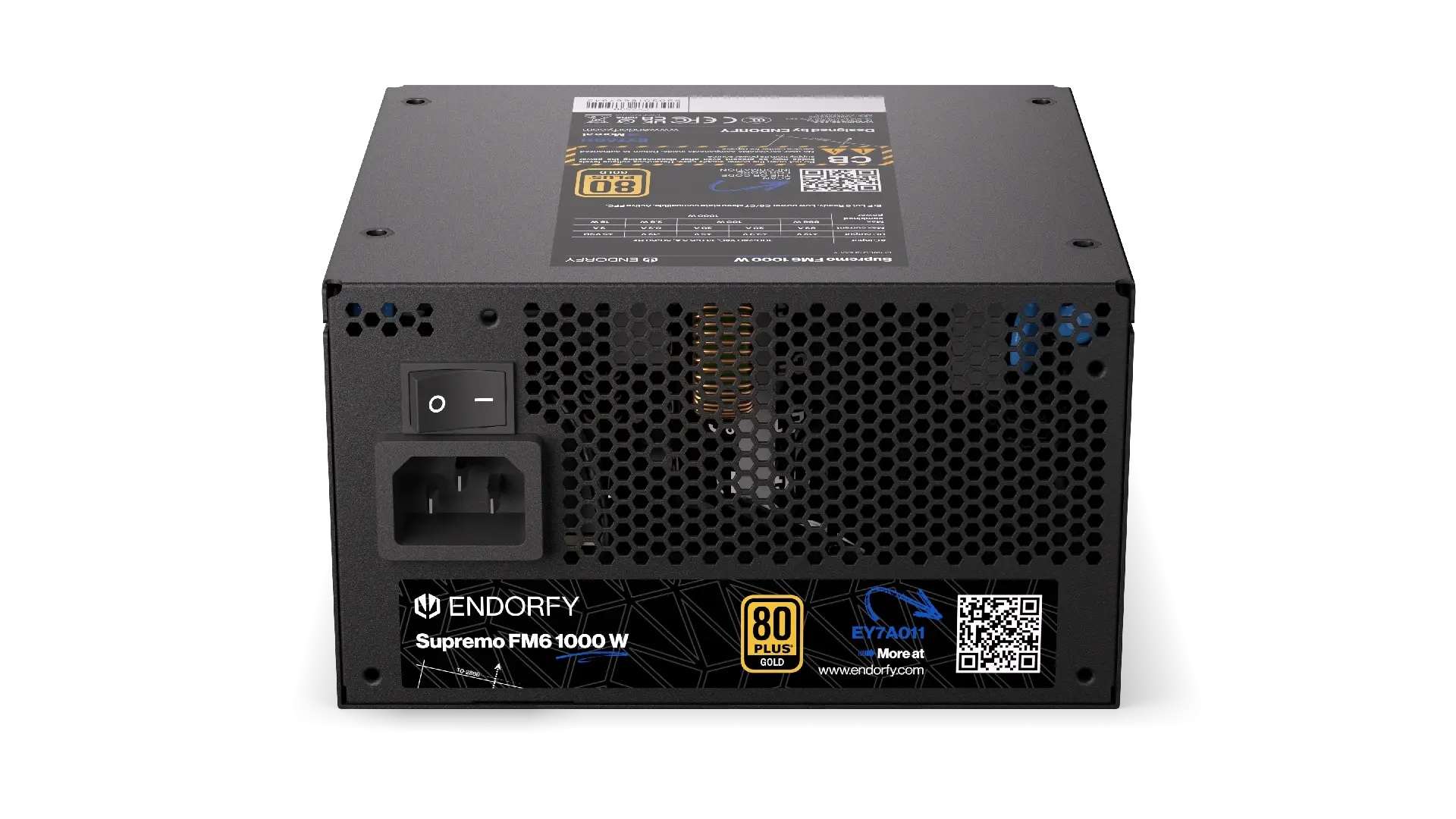 Захранване Endorfy Supremo FM6 1000W 80 Plus Gold PCIe 5.1 Fully Modular - EY7A011