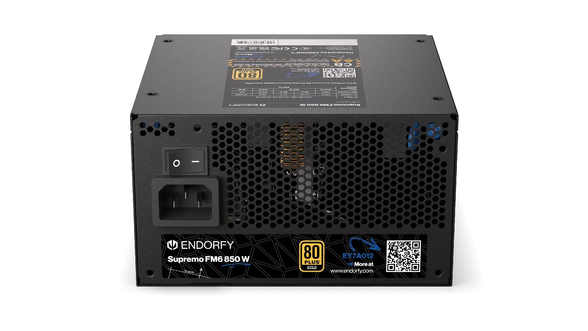Alimentation Endorfy Supremo FM6 850W 80 Plus Gold PCIe 5.1 Fully Modular - EY7A012
