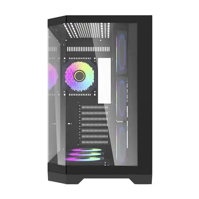 Кутия Aigo FT418 PRO Black Case ATX 7 x 120 mm A-RGB fans included