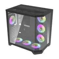 Кутия Aigo FT418 PRO Black Case ATX 7 x 120 mm A-RGB fans included