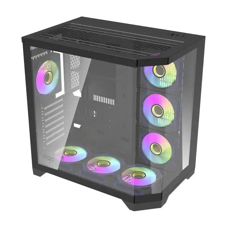 Кутия Aigo FT418 PRO Black Case ATX 7 x 120 mm A-RGB fans included