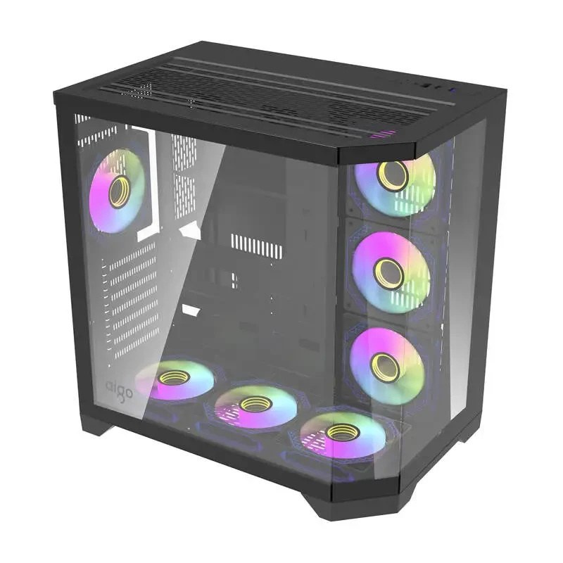 Кутия Aigo FT418 PRO Black Case ATX 7 x 120 mm A-RGB fans included