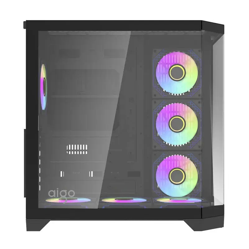 Кутия Aigo FT418 PRO Black Case ATX 7 x 120 mm A-RGB fans included