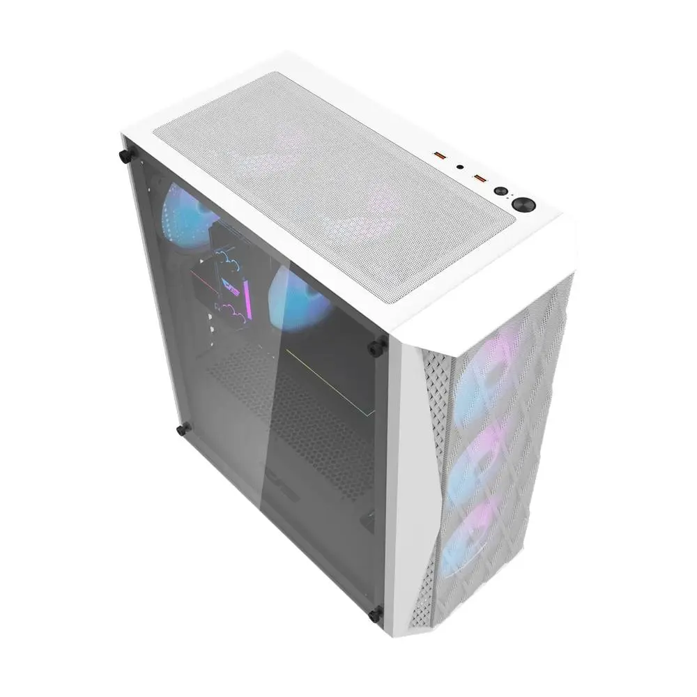 Кутия Darkflash DK352 White Case ATX 4 fans included