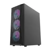 Кутия Darkflash DK352 Black Case ATX 4 fans included