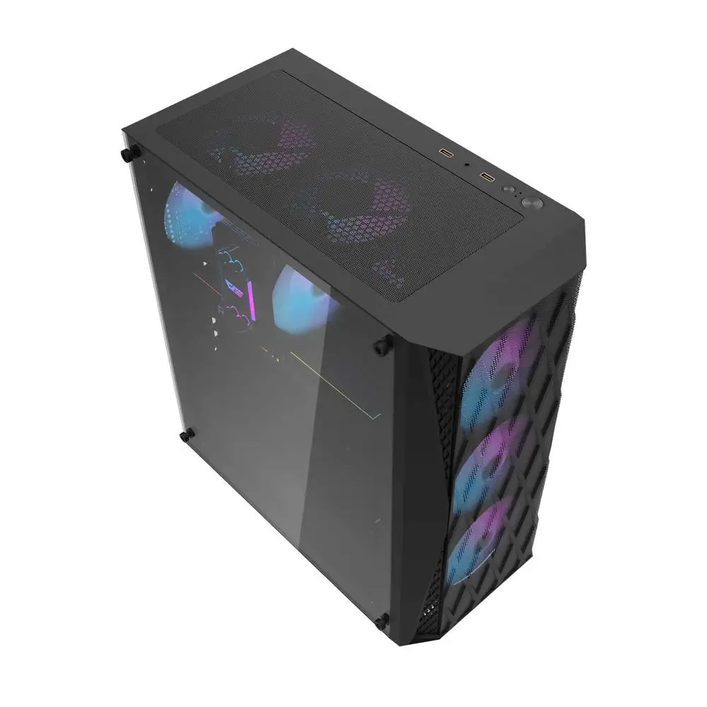Кутия Darkflash DK352 Black Case ATX 4 fans included