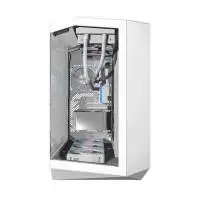 Кутия Darkflash DY470 Ice White Case ATX 4 x 120 mm Infinity Mirror Fans
