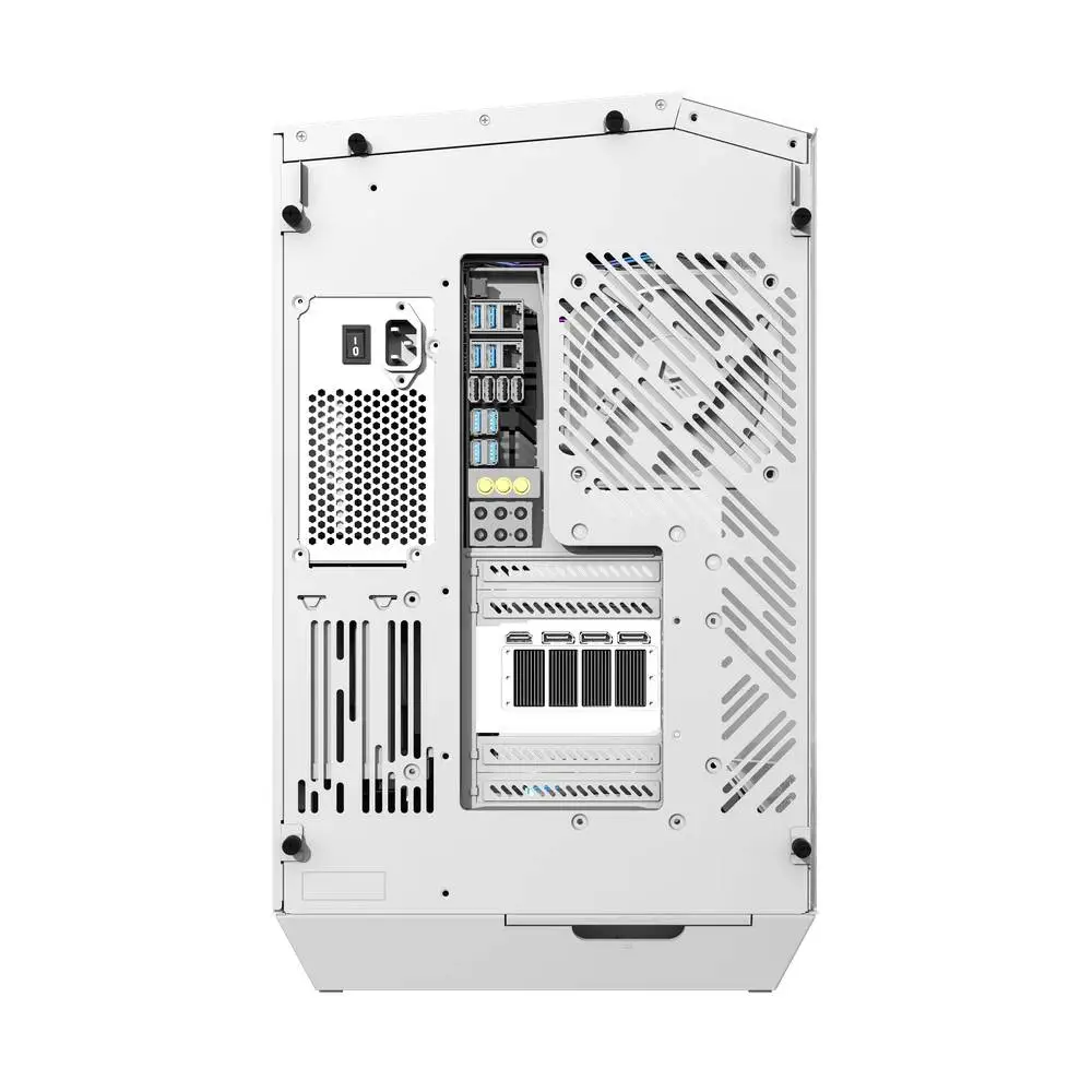 Кутия Darkflash DY470 Ice White Case ATX 4 x 120 mm Infinity Mirror Fans