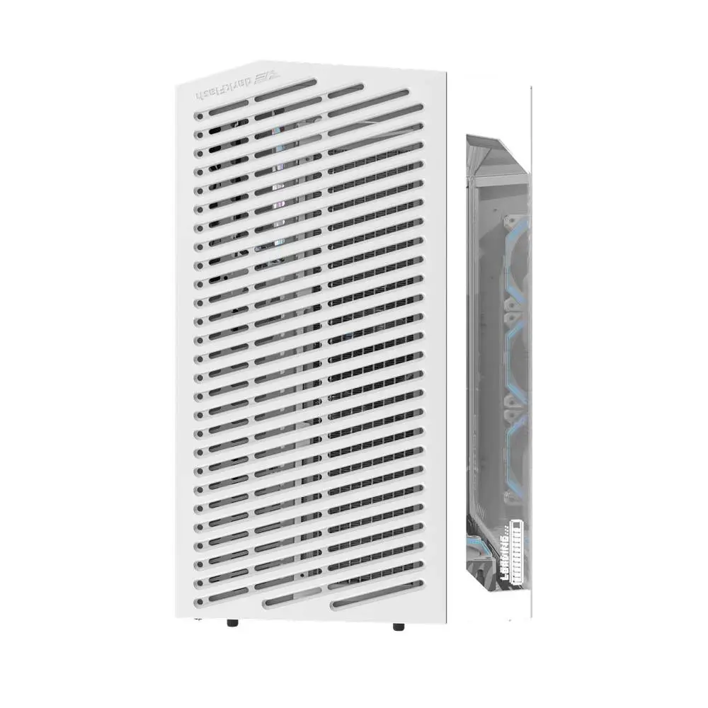 Кутия Darkflash DY470 Ice White Case ATX 4 x 120 mm Infinity Mirror Fans