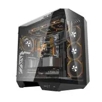 Кутия Darkflash DY470 Shadow Black Case ATX 4 x 120 mm Infinity Mirror Fans