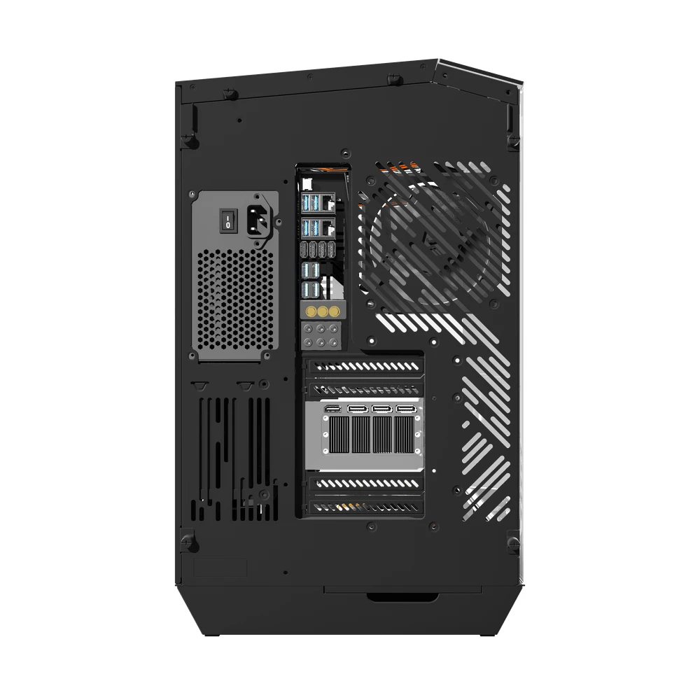 Кутия Darkflash DY470 Shadow Black Case ATX 4 x 120 mm Infinity Mirror Fans