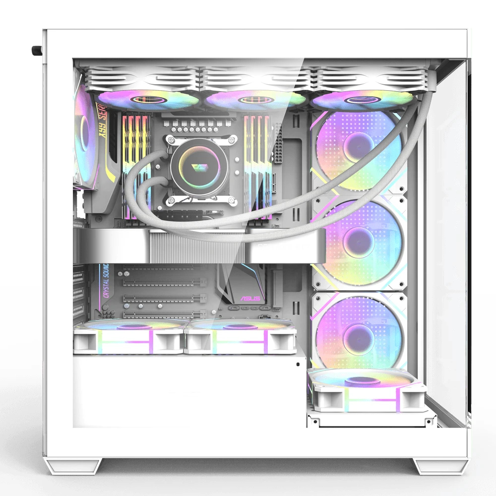 Кутия Darkflash DS900 White USB-C Case ATX