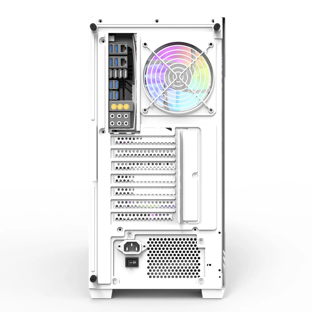 Кутия Darkflash DS900 White USB-C Case ATX