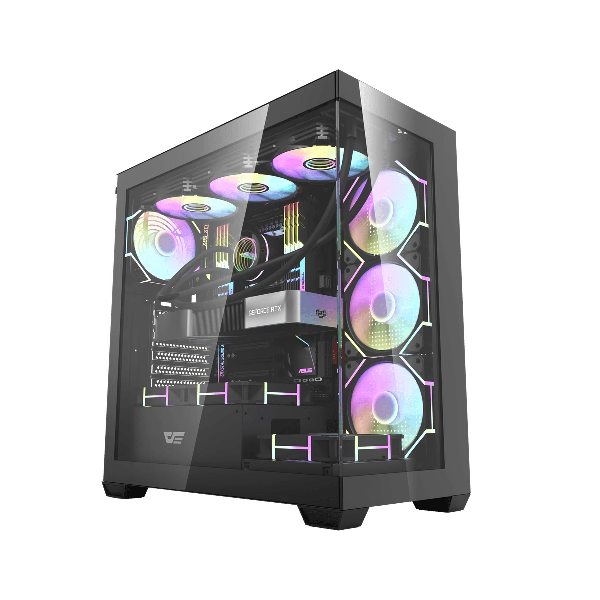 Кутия Darkflash DS900 Black Case ATX USB-C