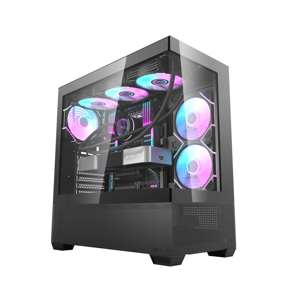 Carcasa Darkflash DS900 AIR Black Case ATX USB-C