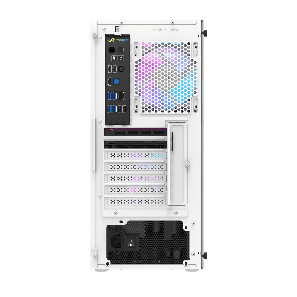 Кутия Darkflash DK351 White Case ATX 4 fans included