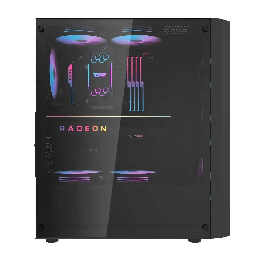 Кутия Darkflash DK351 Black Case ATX 4 fans included