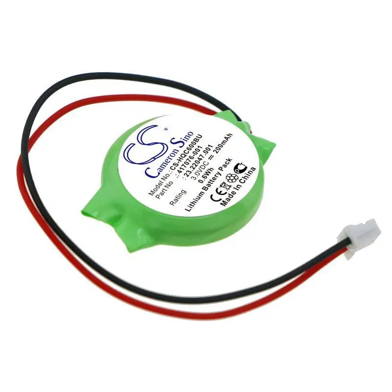 Батерия CMOS Backup CR2032 CS-HQC600BU  за лаптопи HP, Lenovo, Acer 3V 200mAh литиева Cameron Sino