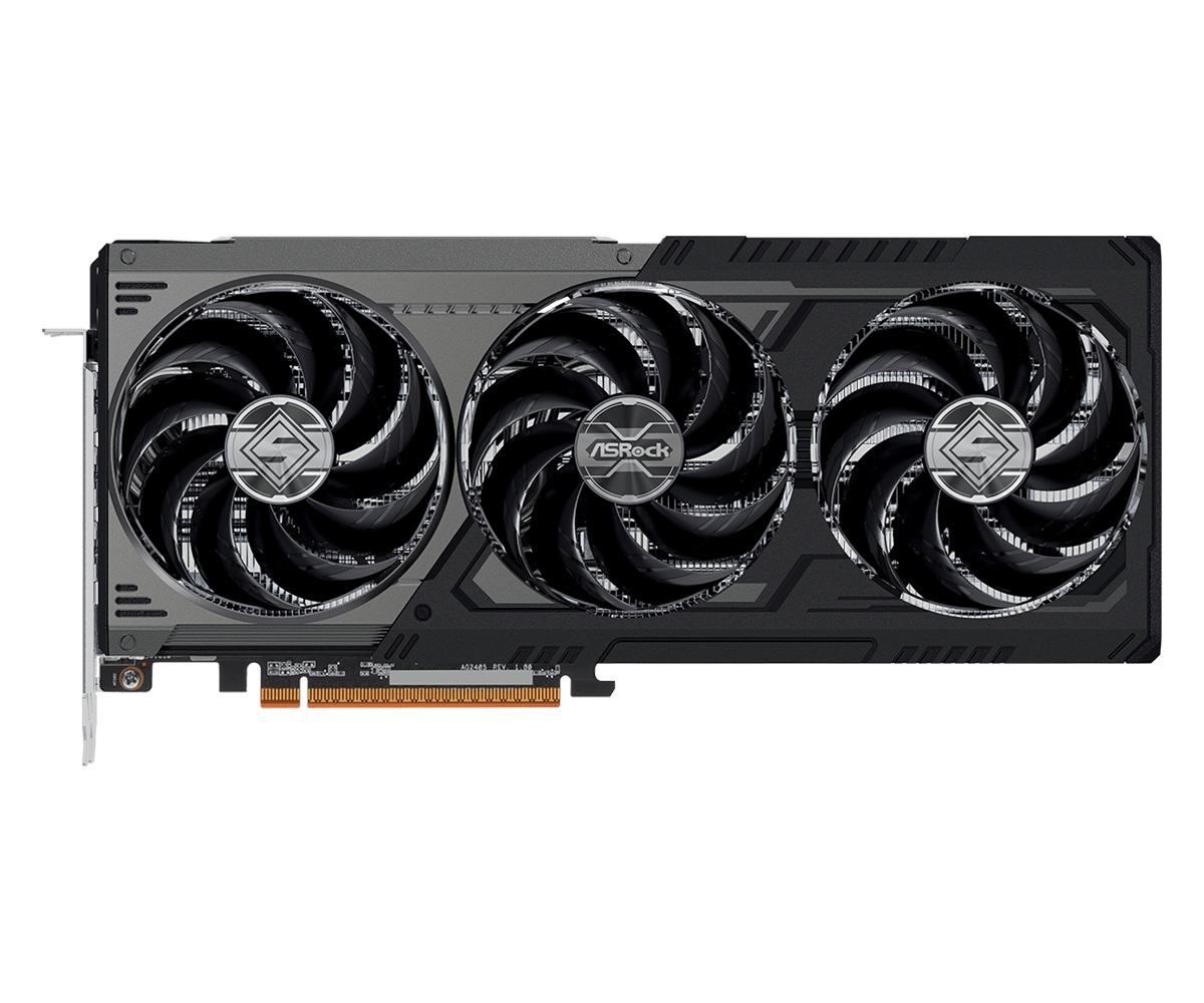 Видео карта Asrock AMD Radeon RX 9070 XT Steel Legend Dark 16GB