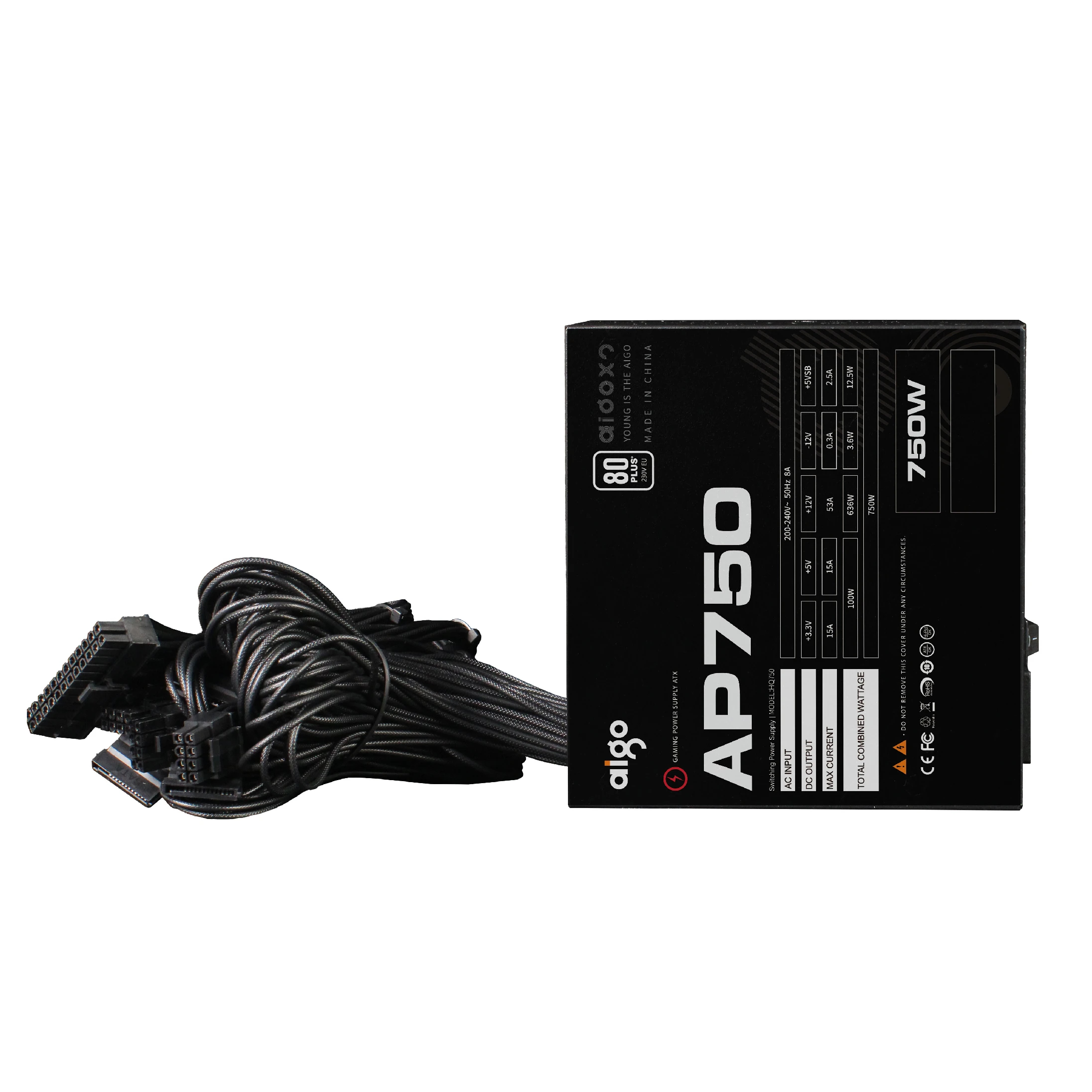 Захранване Aigo AP750 PSU 750W 80 Plus White