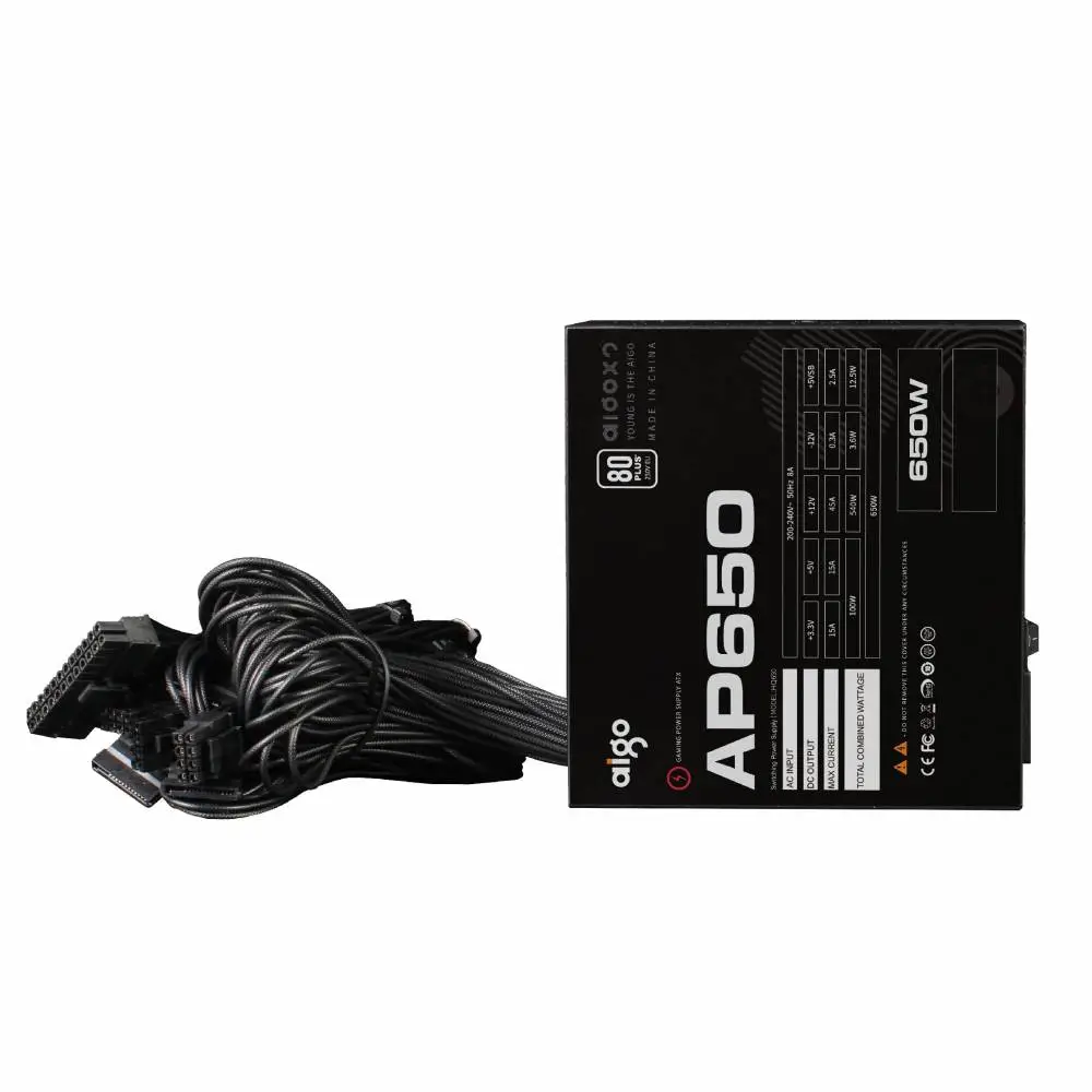Захраване Aigo AP650 PSU 650W 80 Plus White
