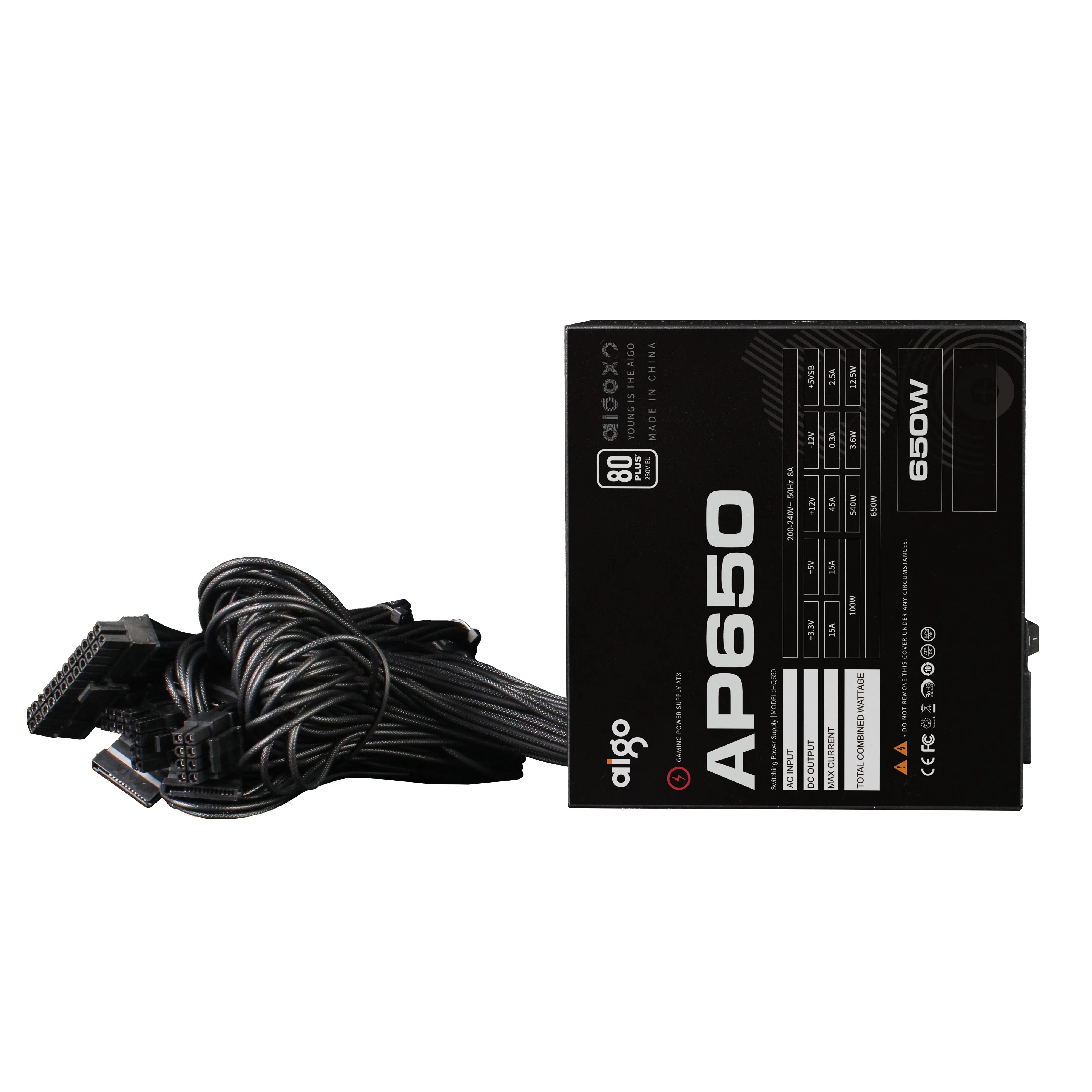 Захраване Aigo AP650 PSU 650W 80 Plus White