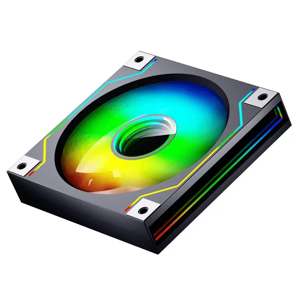 Ventola Darkflash DM20 A-RGB Black Infinity Mirror Fan 120mm