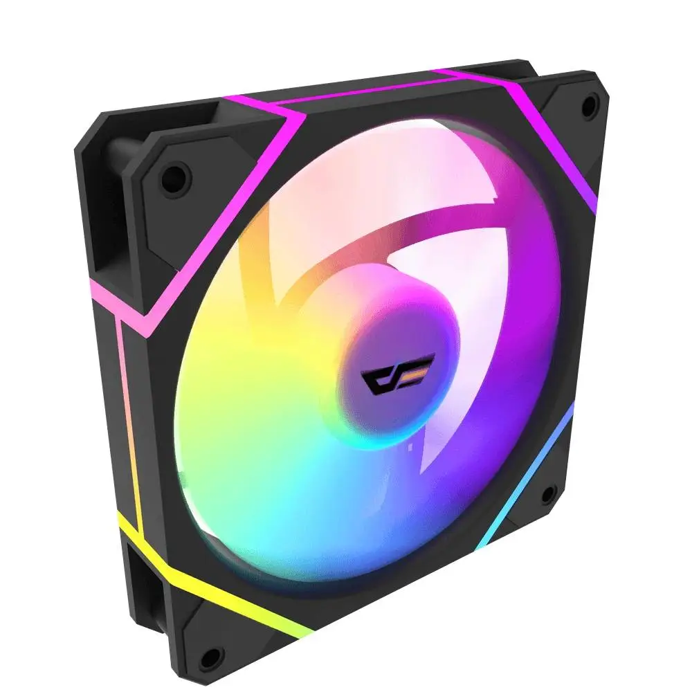 Ventilador Darkflash DM12 Pro A-RGB Ventilador Negro 120mm