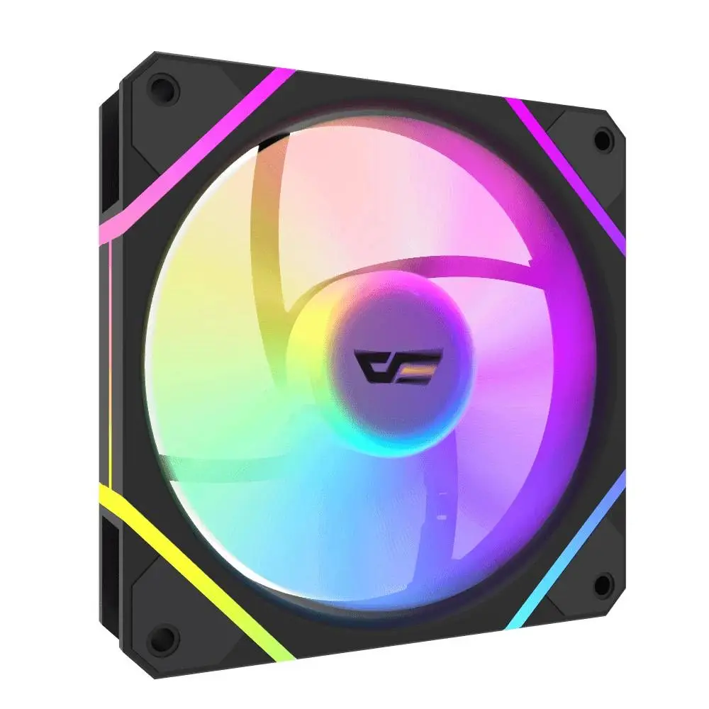Ventilador Darkflash DM12 Pro A-RGB Ventilador Negro 120mm