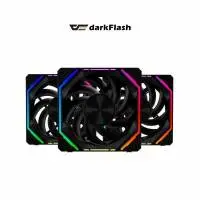 Вентилатори Darkflash INF32 Black Fan Pack 3-in-1 3x120mm, Daisy-Chain, Infinity Mirror, A-RGB