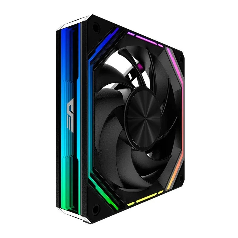 Вентилатори Darkflash INF32 Black Fan Pack 3-in-1 3x120mm, Daisy-Chain, Infinity Mirror, A-RGB