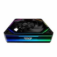 Вентилатори Darkflash INF32 Black Fan Pack 3-in-1 3x120mm, Daisy-Chain, Infinity Mirror, A-RGB