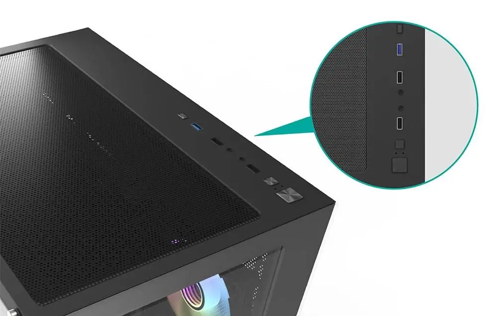 Кутия Darkflash C285P Black Case ATX