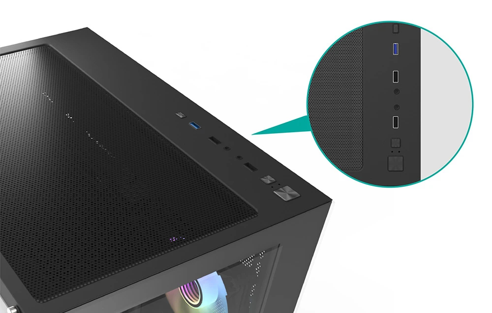 Кутия Darkflash C285P Black Case ATX