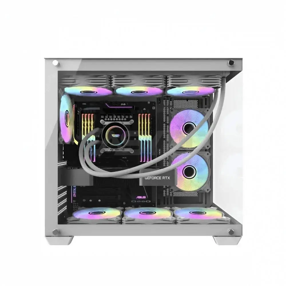 Кутия Darkflash C285P White Case ATX