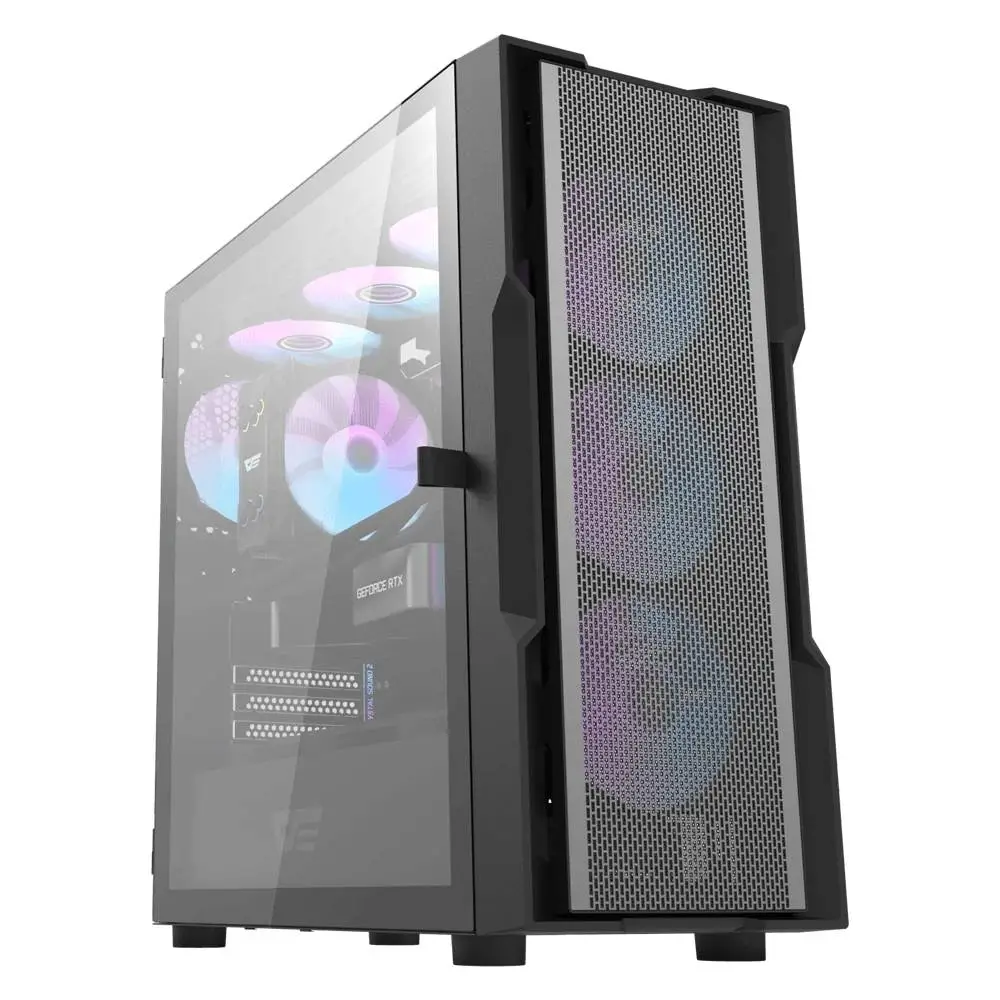 Кутия Darkflash DK431 Mesh Black Case ATX 4 fans included
