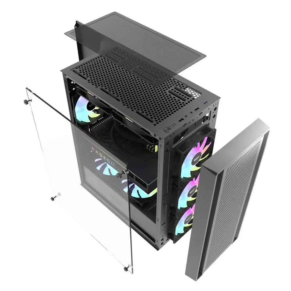 Кутия Darkflash DK353 Black Case ATX 4 fans included