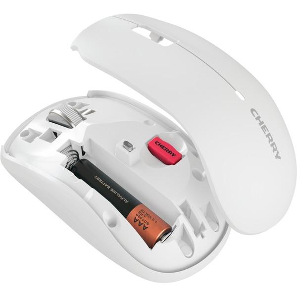 CHERRY MW 2200 Ratón inalámbrico, 1300dpi, 2.4Ghz, blanco