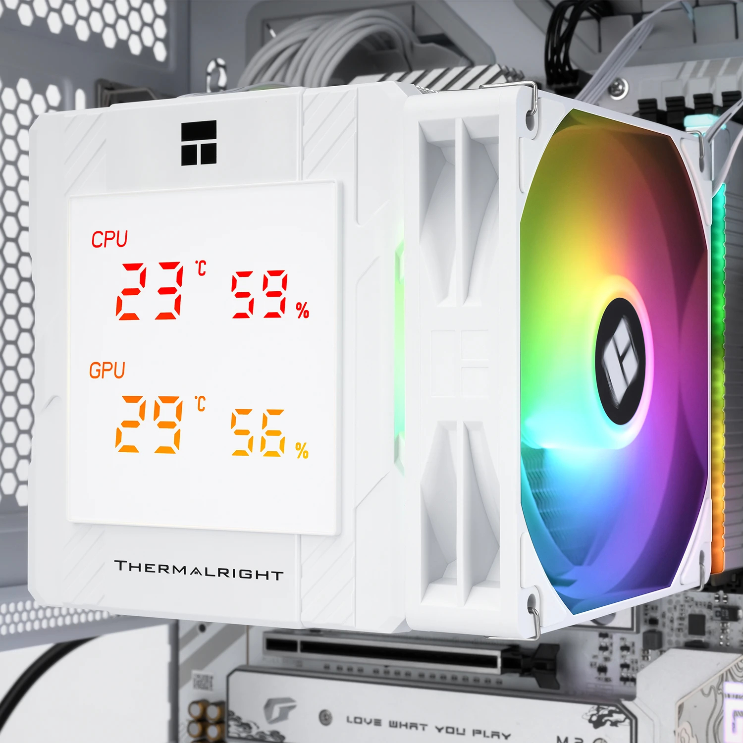 Ψυγείο για επεξεργαστή Thermalright Peerless Assassin 120 Digital A-RGB Λευκό Dual-Tower CPU Cooler